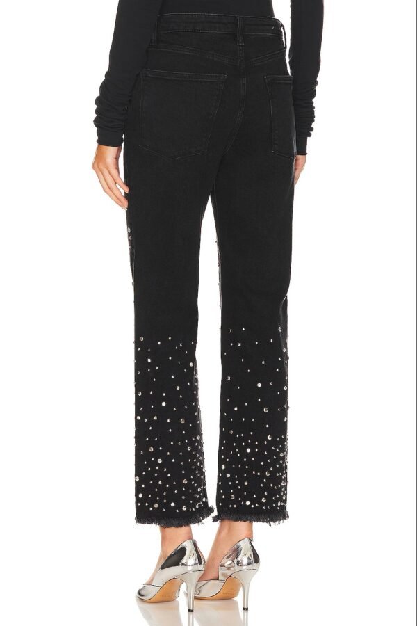 Image of Evie Studded Jeans - Edgy denim featuring stylish studs for a bold and unique look