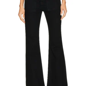 Image of The Lou Jean in Noir Wash - Versatile denim jeans in a sleek black wash, perfect for effortless style and comfort